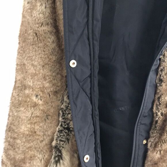ELLEN TRACY faux fur vest coat - Picture 11 of 14